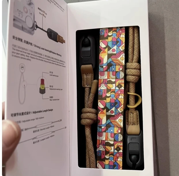 未拆封 Fujifilm/富士 蒲公英联名限定周边肩带防滑防摔相机绳