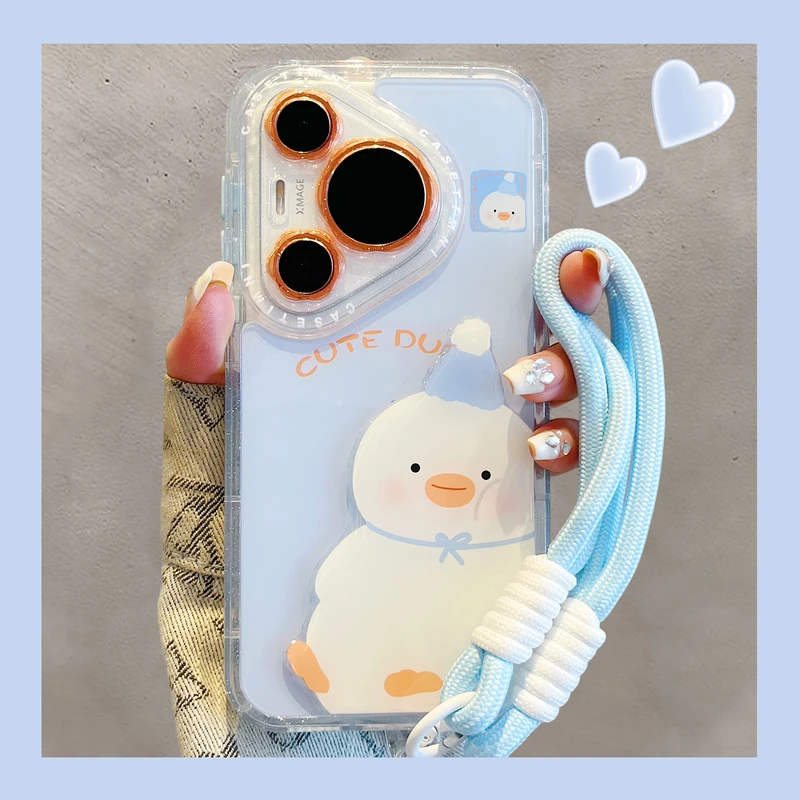 适用华为Pura70pro+手机壳pura70可爱卡通奶油小动物mate70/60pro
