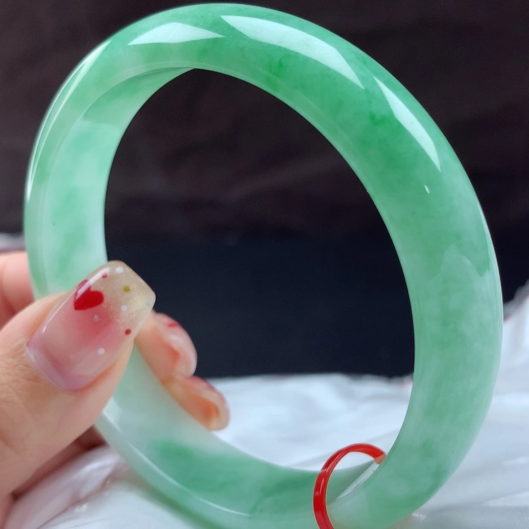 翡翠手镯未镶嵌@***运87023，62-63