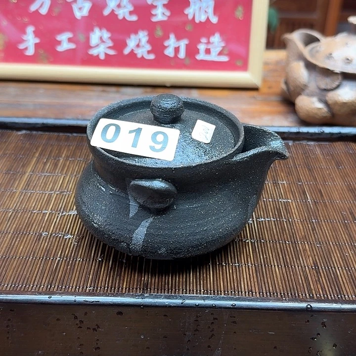 纯手工制作粗陶茶具