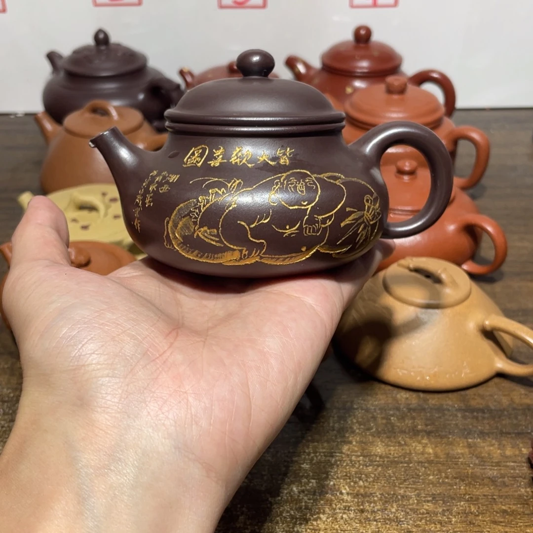 紫砂茶壶宜兴紫砂壶32