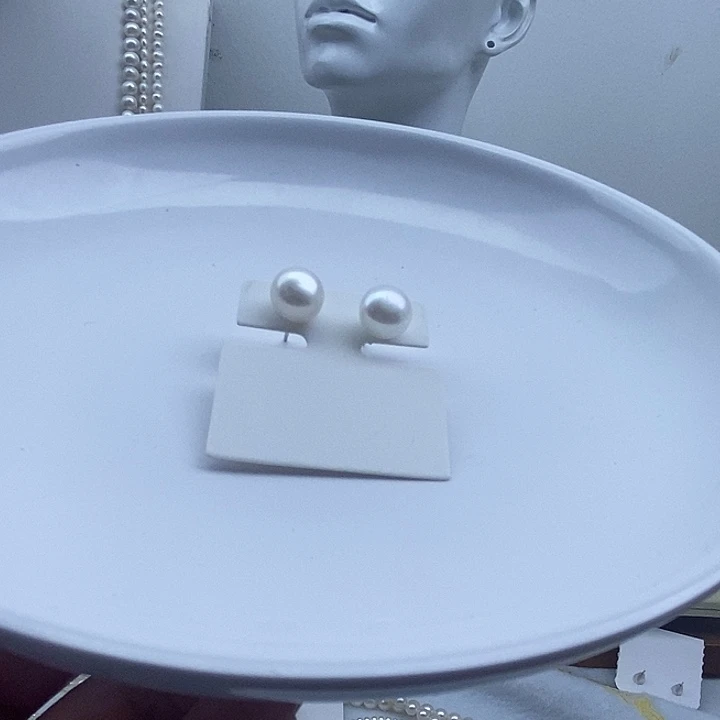 淡水珍珠银S925镶嵌颈饰