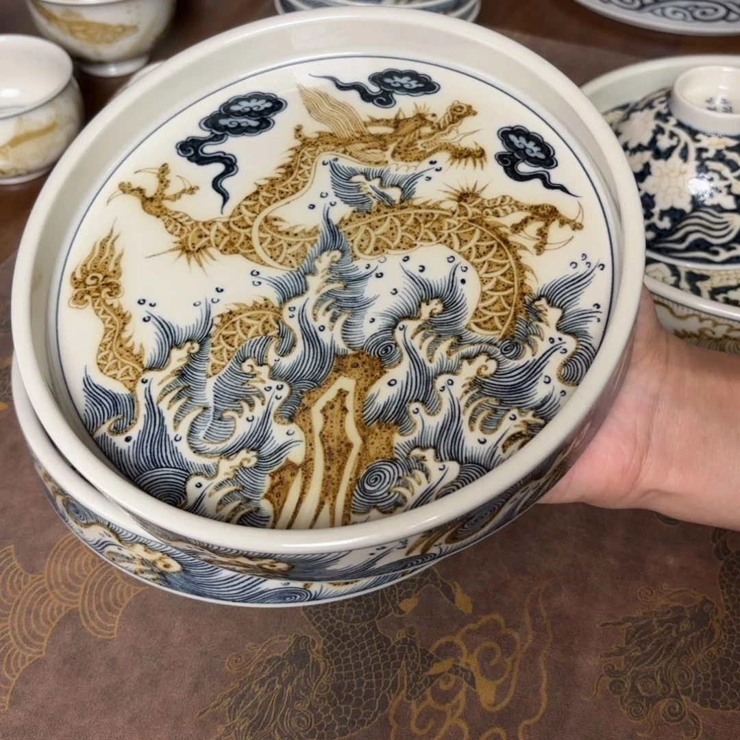 摆件景德镇手绘茶器