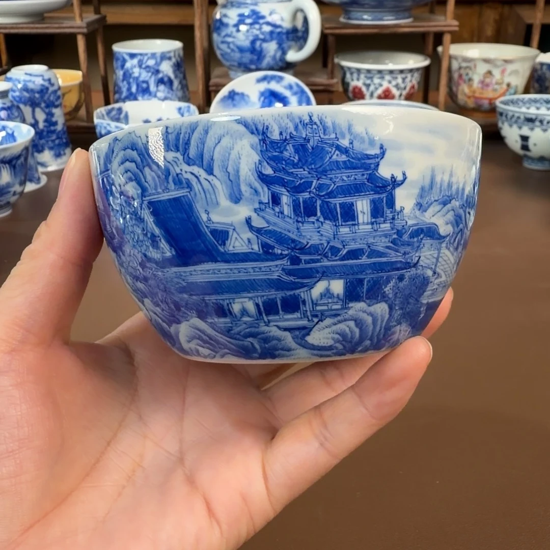 杯景德镇陶瓷手工手绘