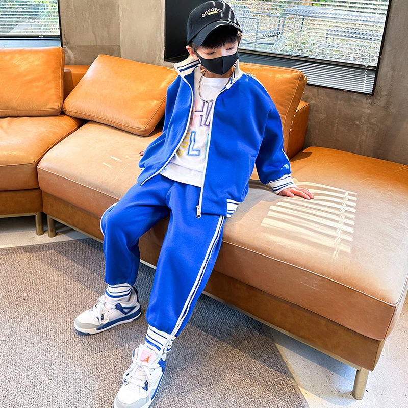 【断码清仓】6006外套秋装洋气针织开衫中大童秋季百搭拉链外套运动