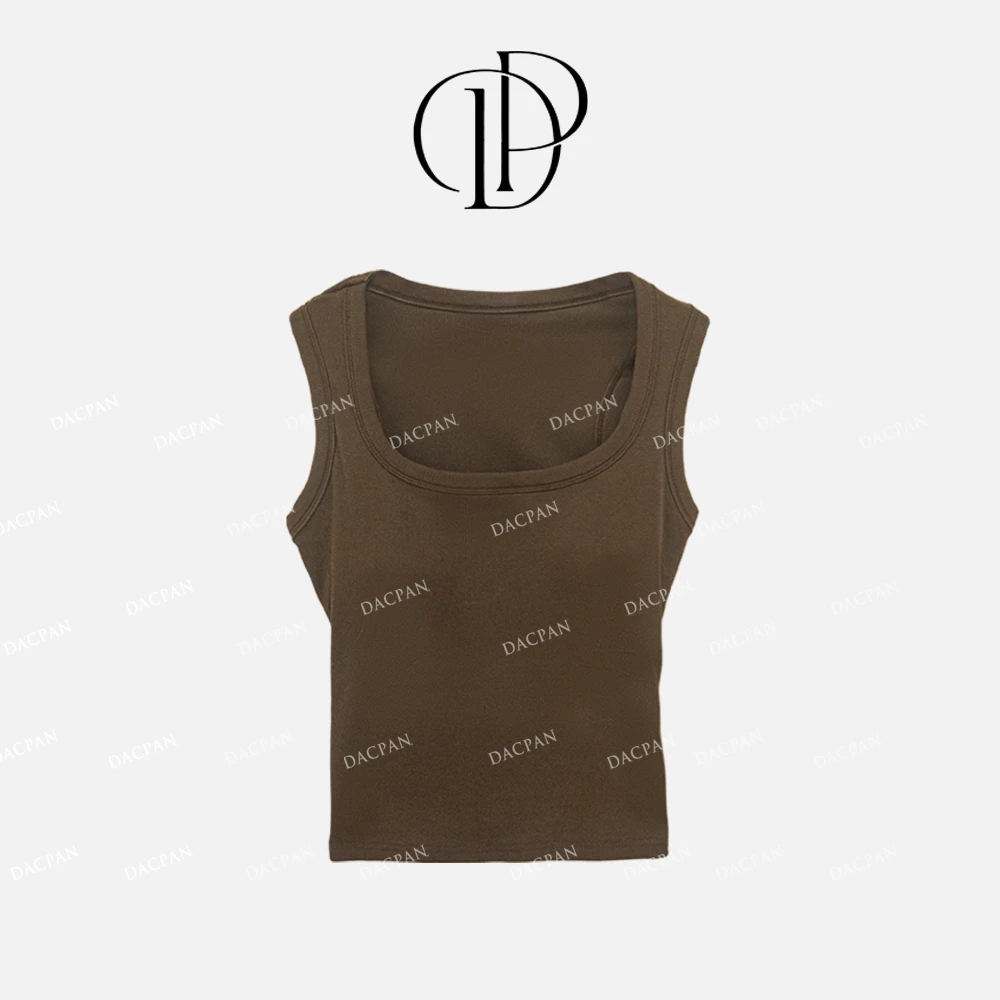 DACPAN- “爱不释手”弹力显瘦无袖上衣  胸垫可拆  2025/盼·YP330