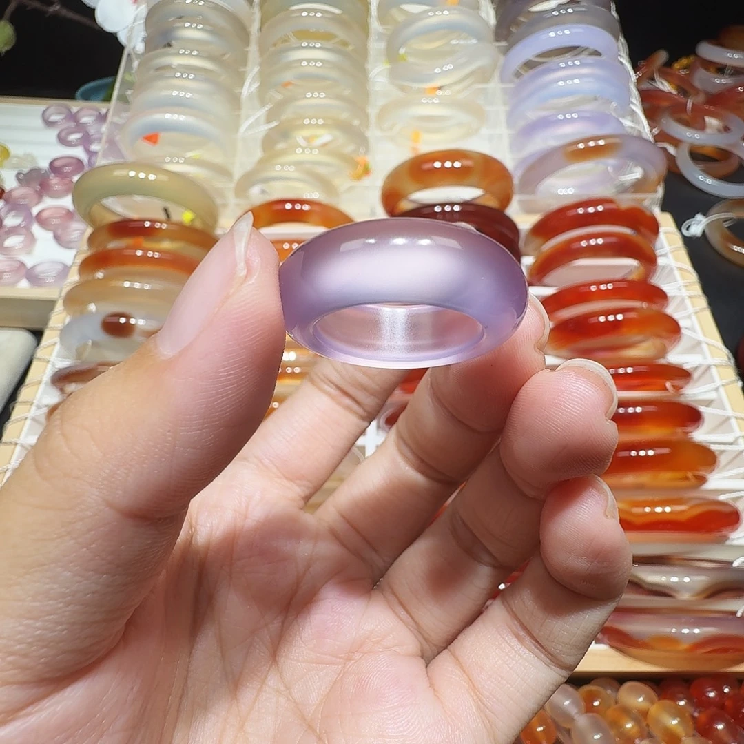 玛瑙/玉髓未镶嵌戒圈