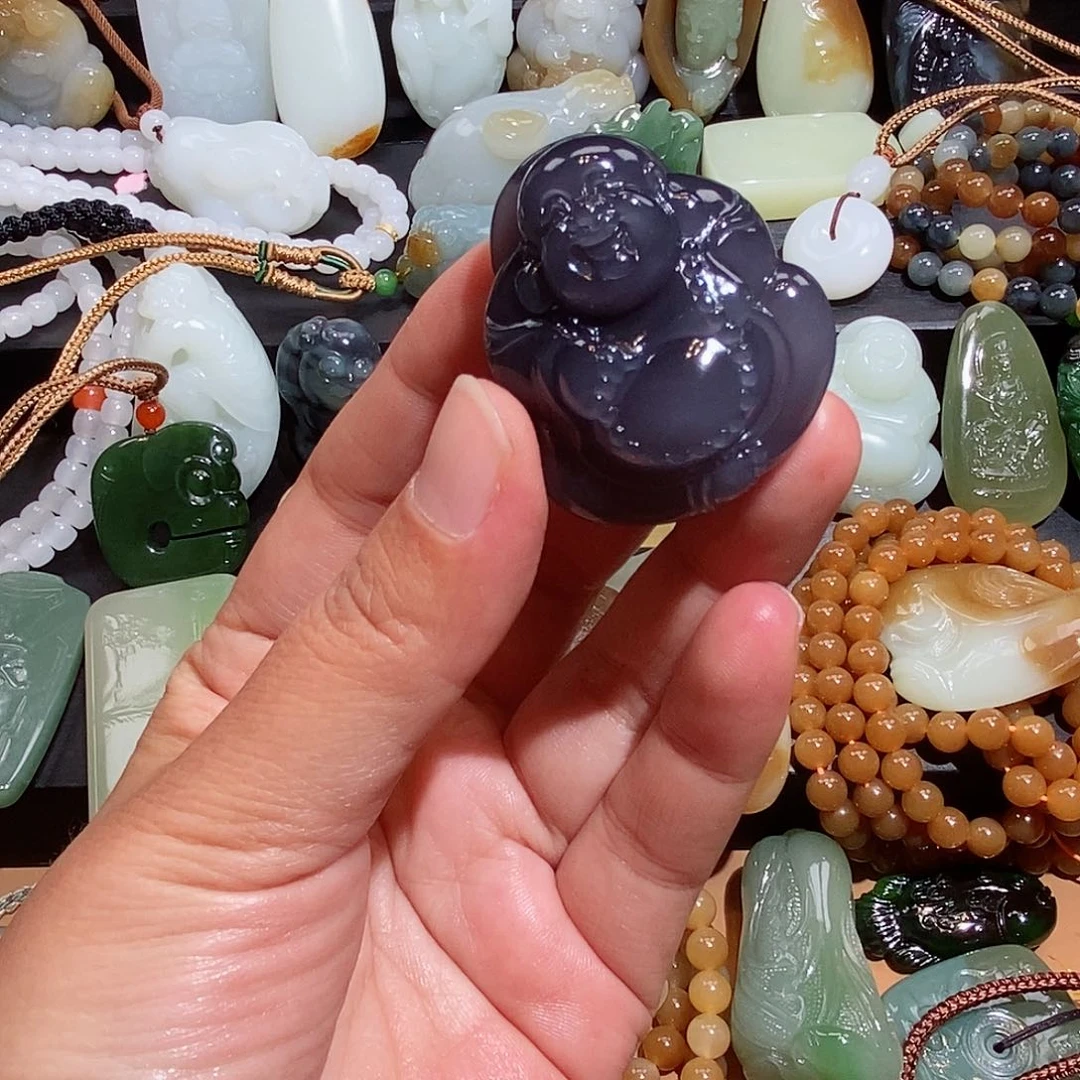 和田玉挂件未镶嵌可*