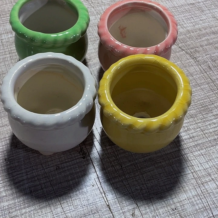 4颜色瓷盆一组4个颜色