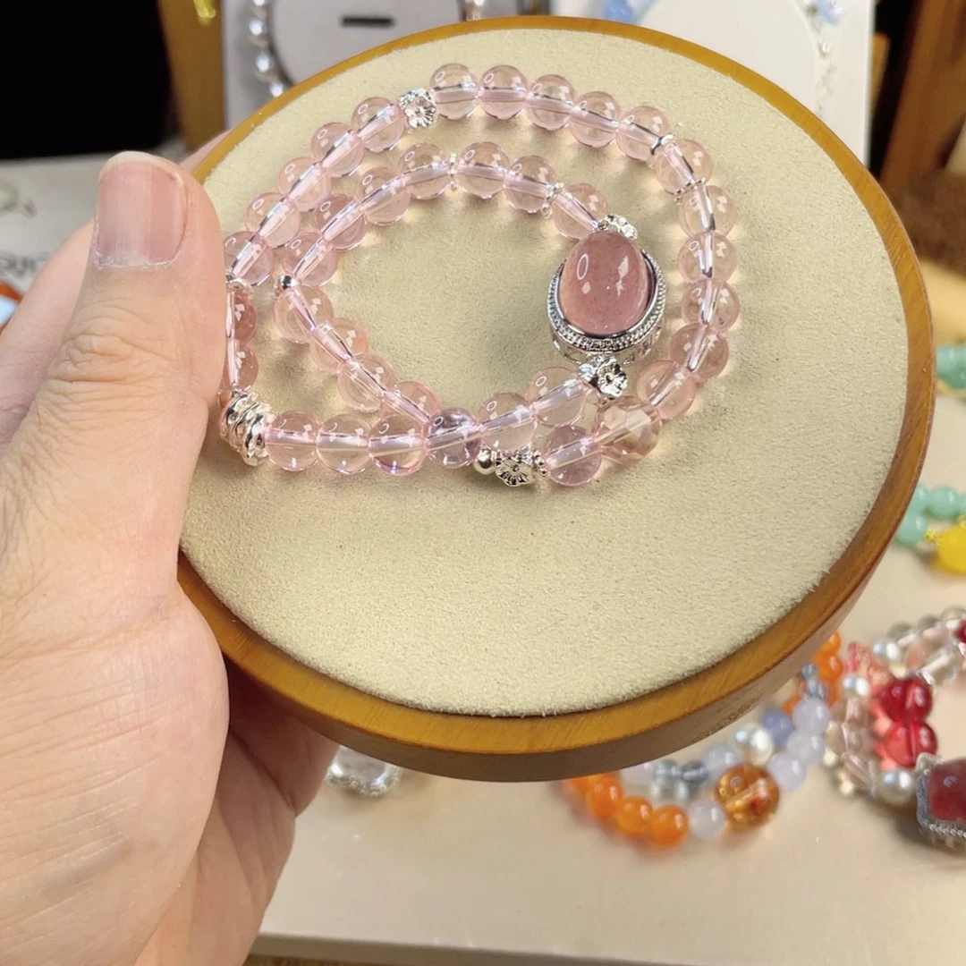 木变石手饰银S925镀金镶嵌