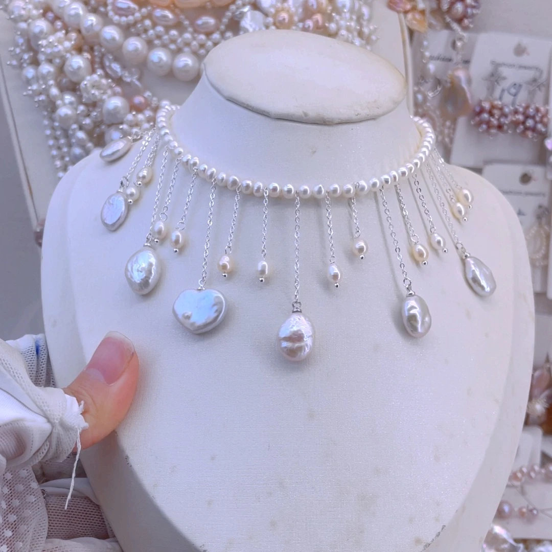 未镶嵌耳饰淡水珍珠