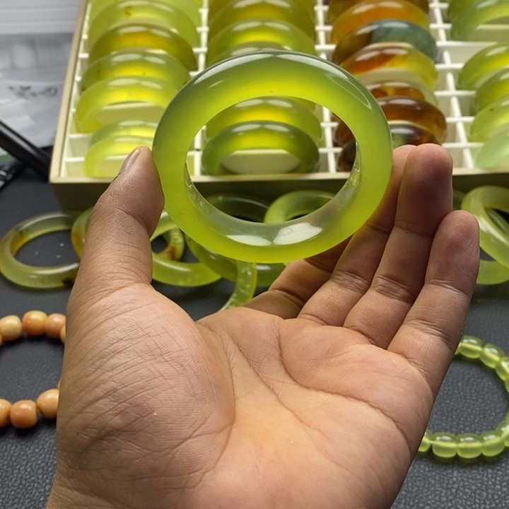 蛇纹石玉合金手镯58