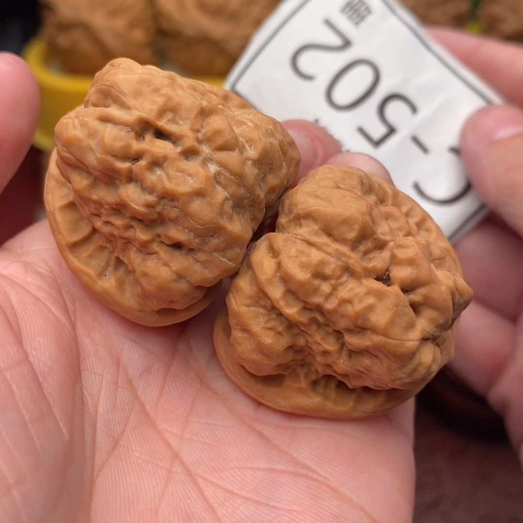 文玩核桃把件开背蛙36