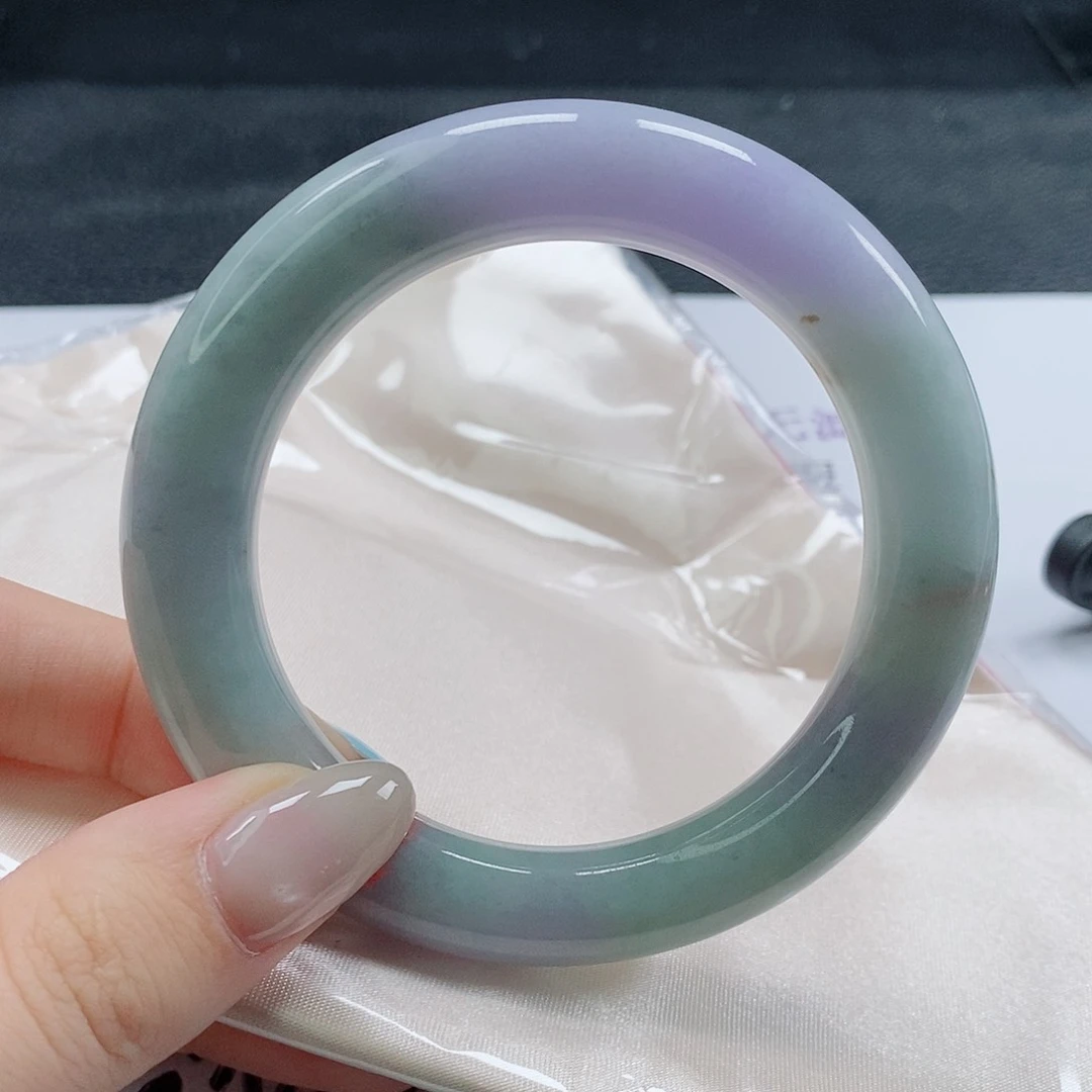 【闪购商品】未镶嵌手镯（圆镯）翡翠471号