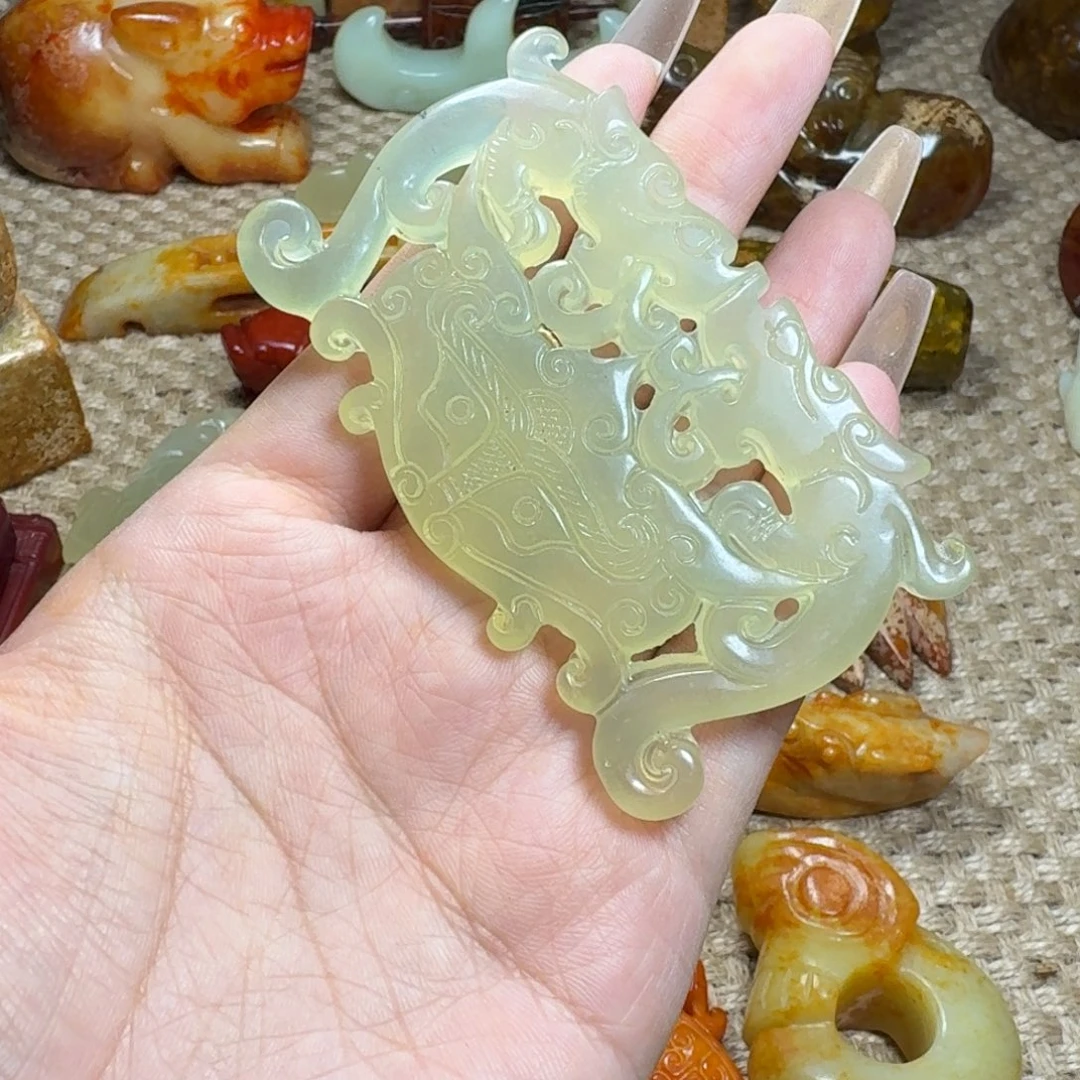吊坠白玉菩提挂件