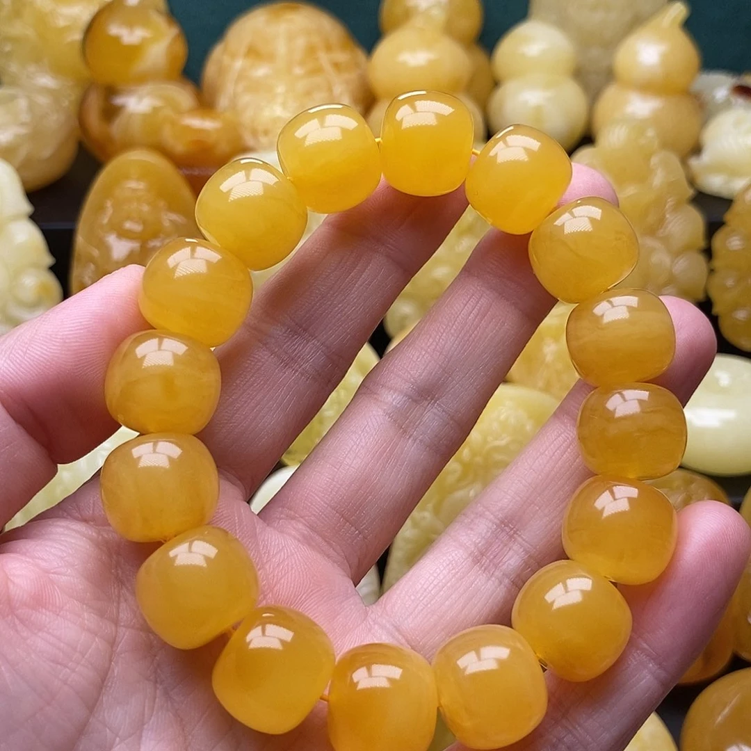 琥珀颈饰未镶嵌琥珀蜜蜡吊坠