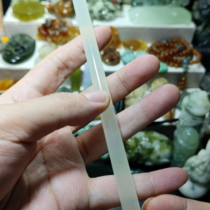 岫玉未镶嵌毛笔款式