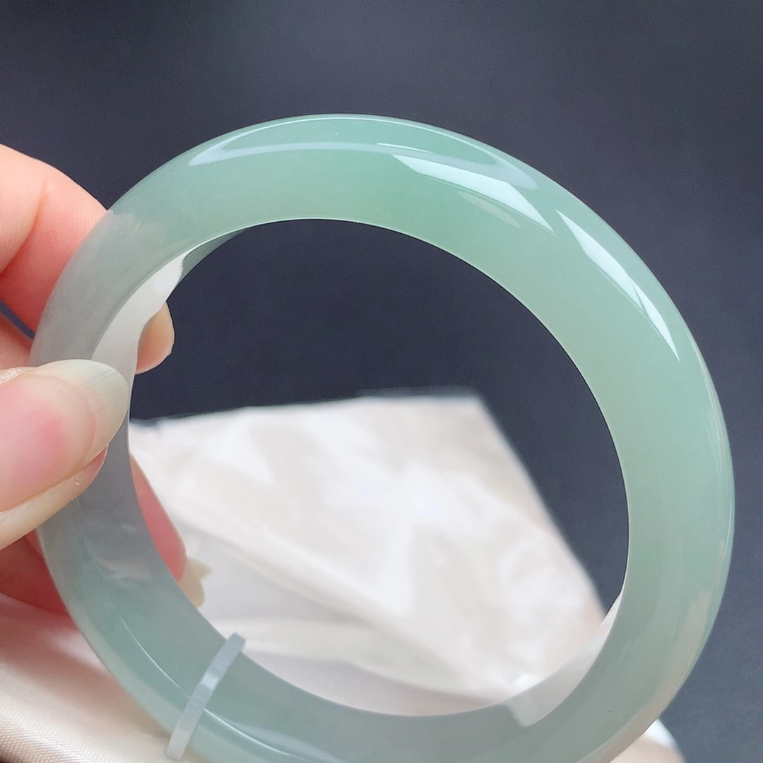 翡翠未镶嵌手镯58.3圈口