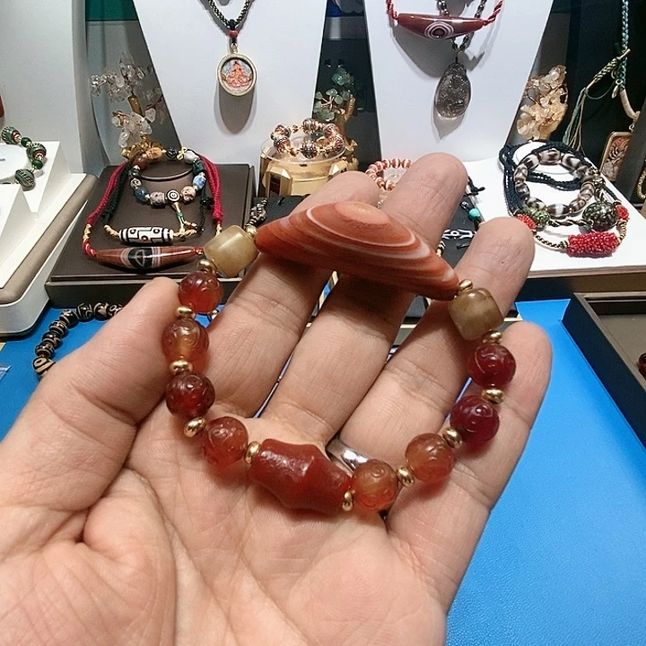 玛瑙/玉髓项链未镶嵌56