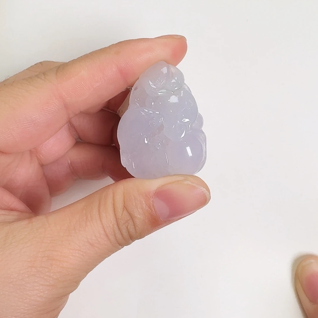 翡翠颈饰未镶嵌厚****i金蟾