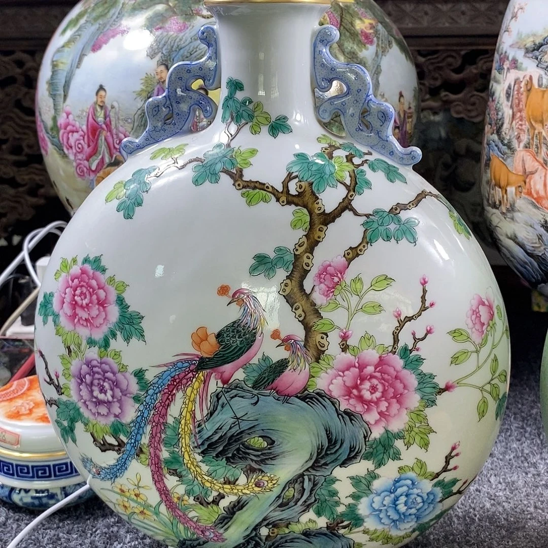s***5仿古瓷手工手绘陶瓷摆件工艺品