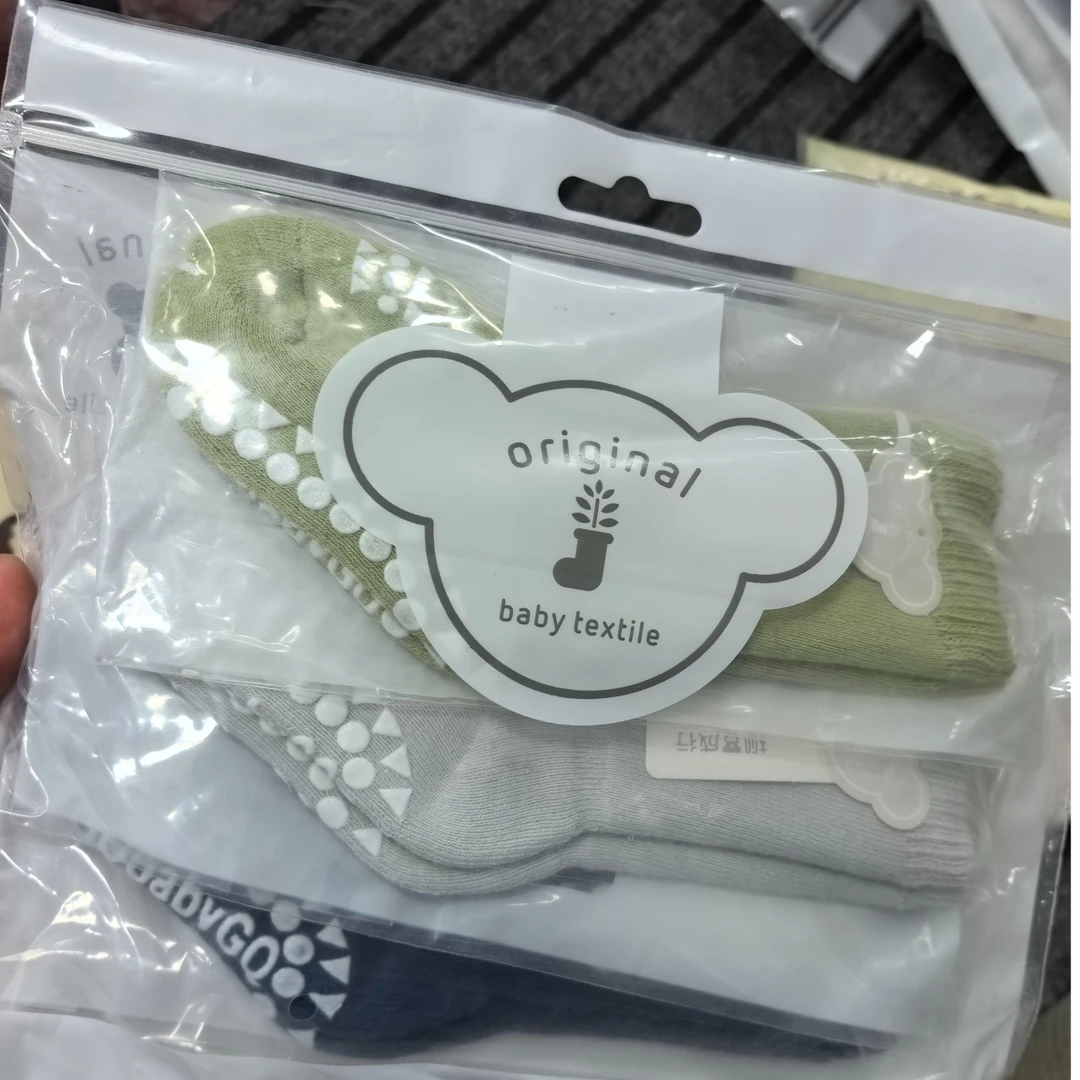 柳家 婴童中长筒地板袜