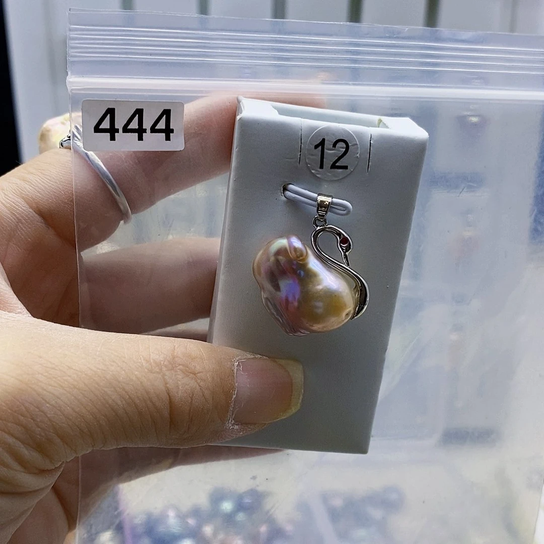 颈饰合金淡水珍珠