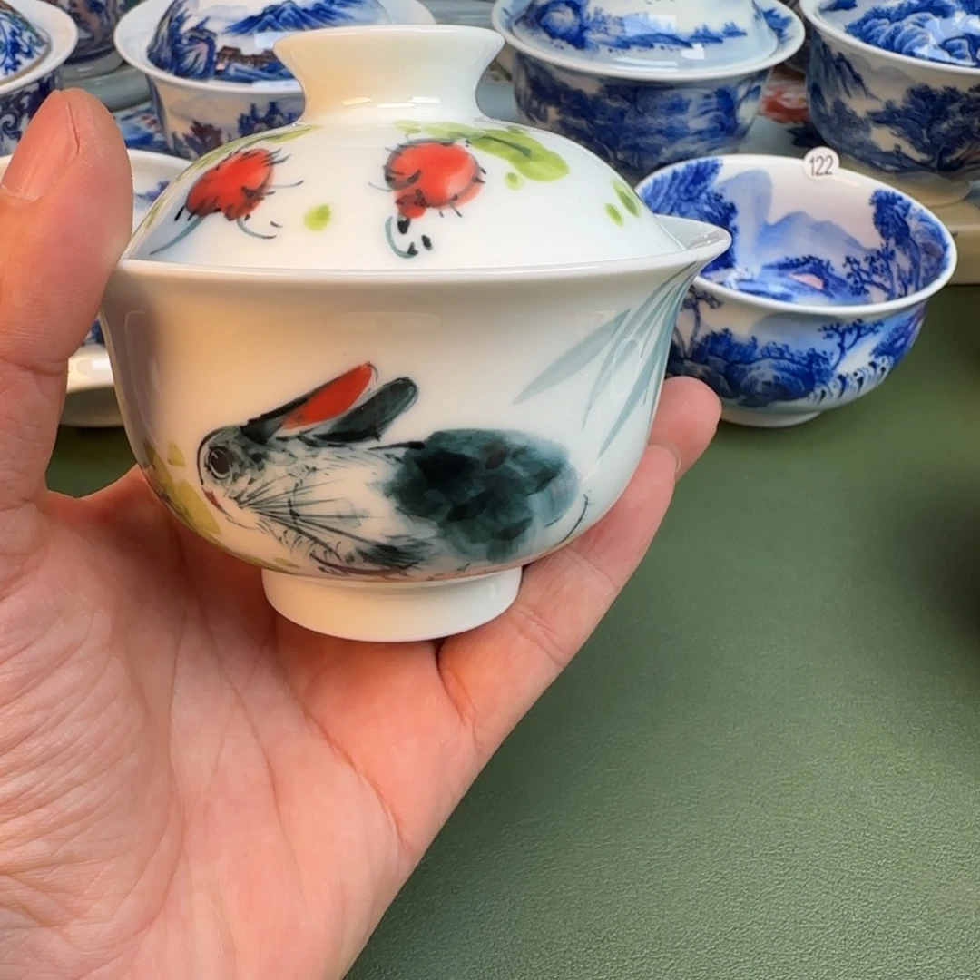 陶纯手工纯手绘茶具396