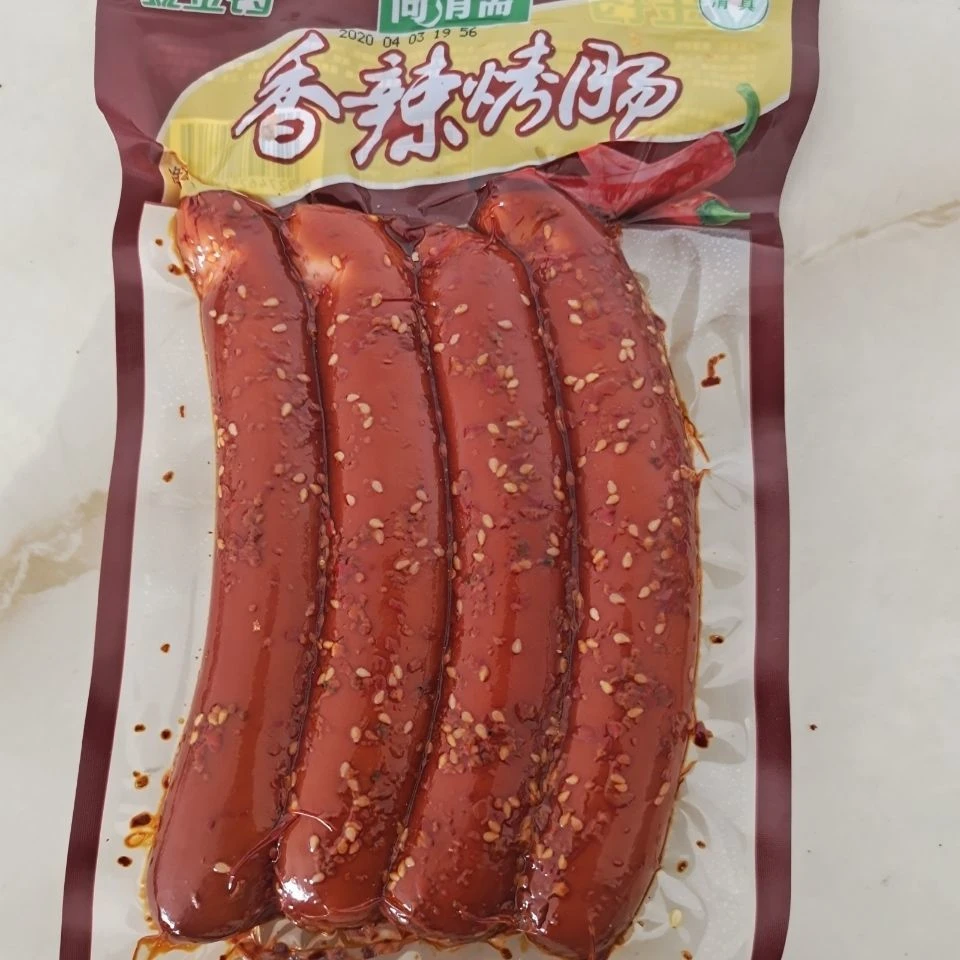 金锣清真香辣烤肠420g/袋大火腿休闲下酒菜熟食餐馆即食包邮