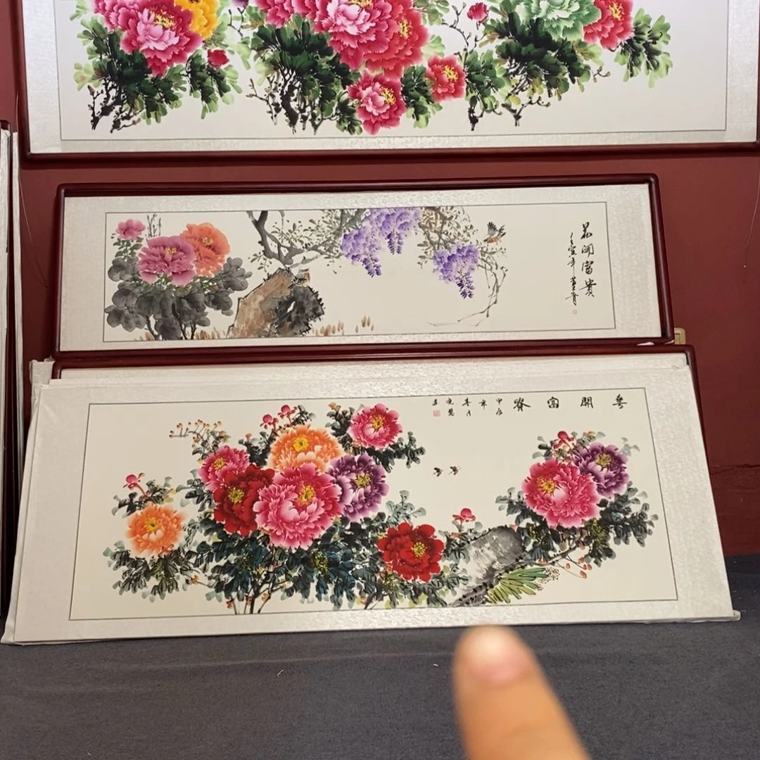 国画215*85尺寸带框包邮送到家