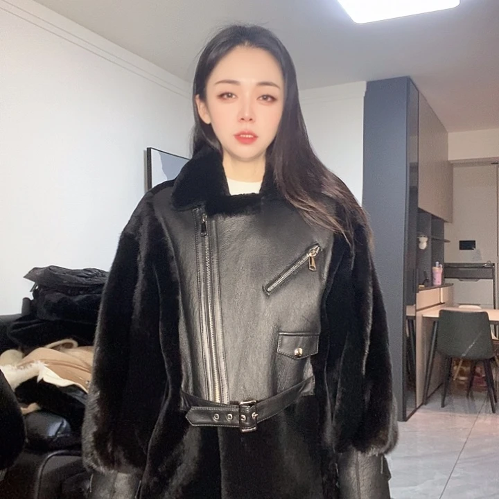 绵羊皮美丽奴配水貂M125斤内