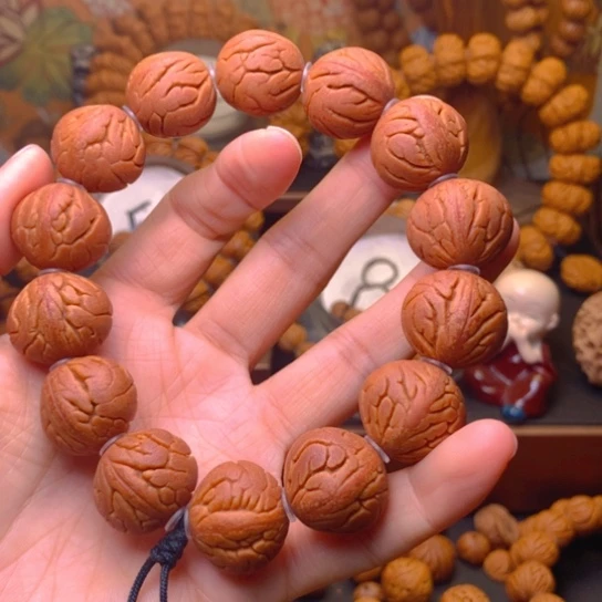 桃核手串@**波桃核桃核