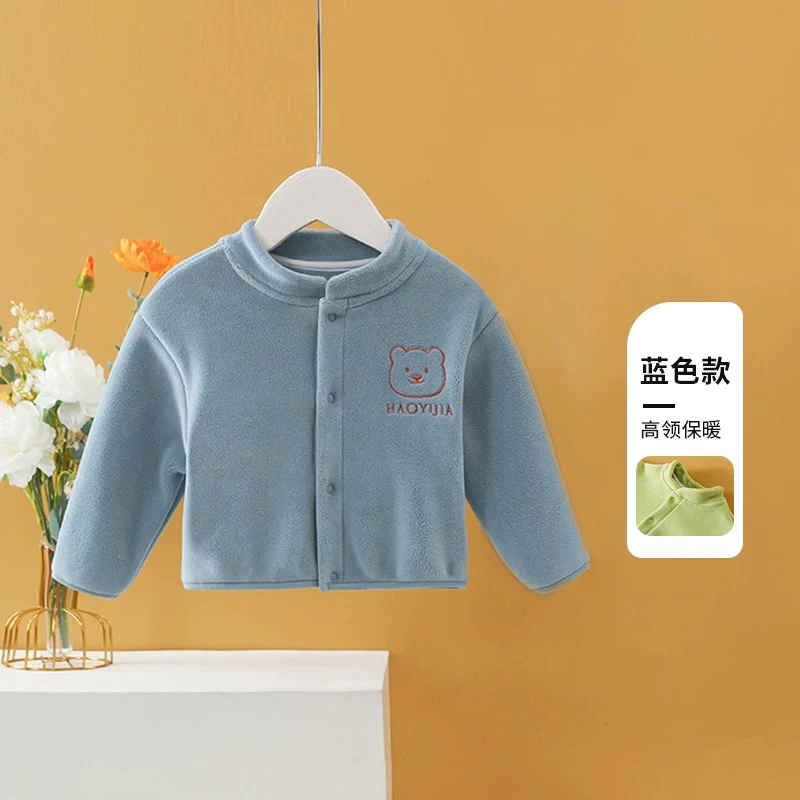 暖肤绒对开单上衣