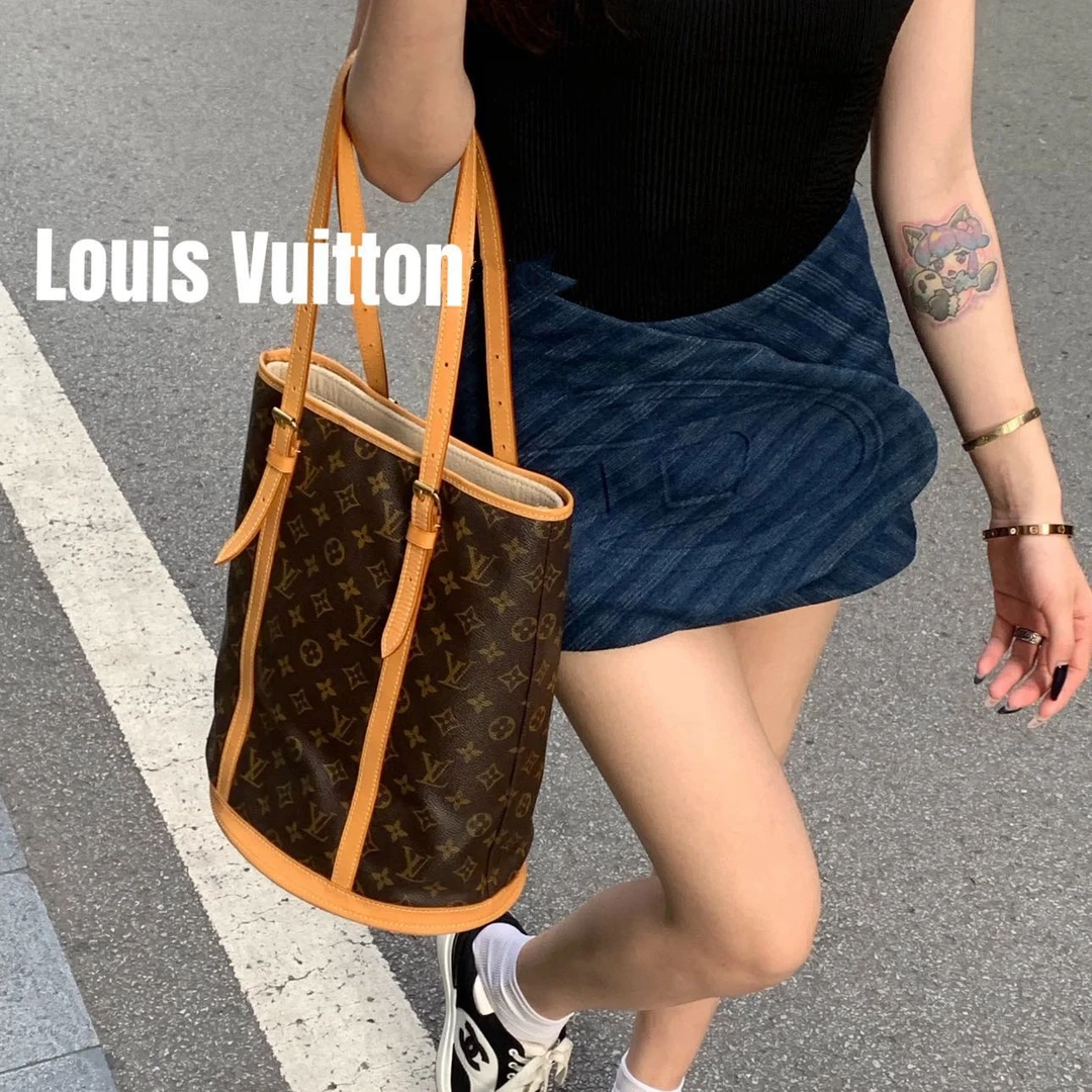 修复品8614638/LouisVuitton/路易威登大号水桶包