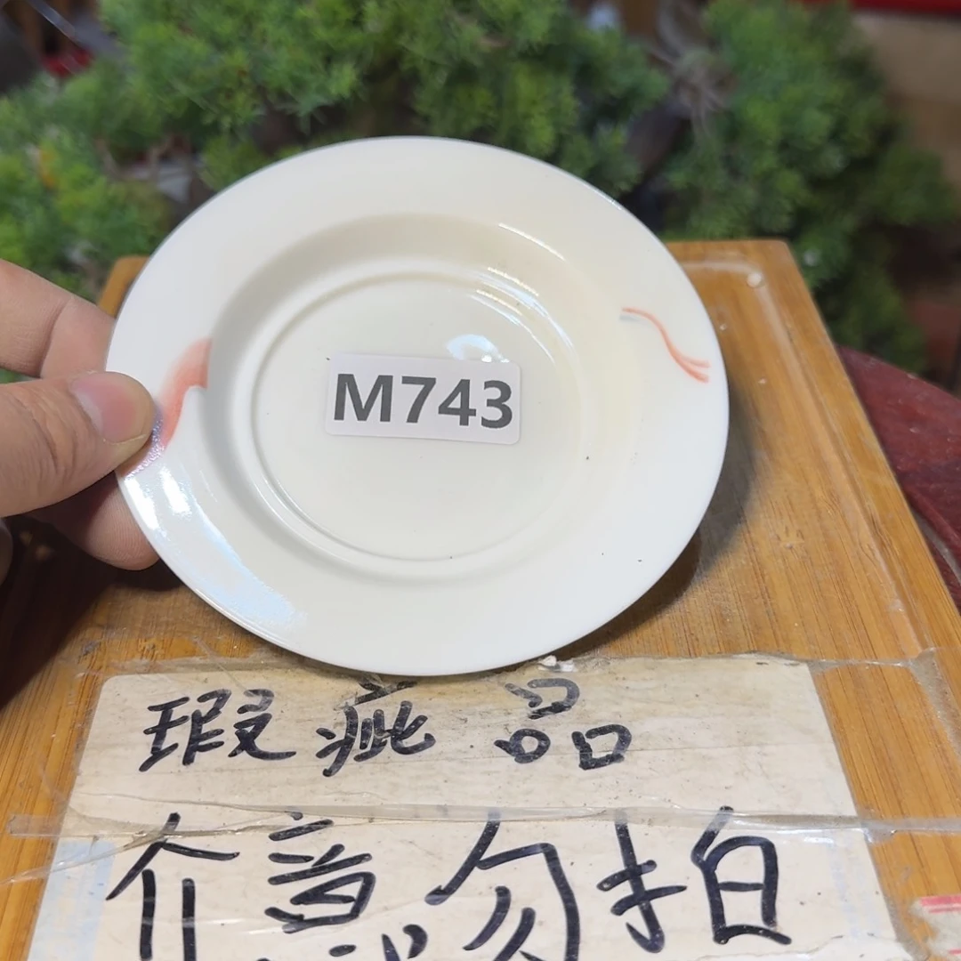 微瑕疵介意勿拍陶瓷器皿M689
