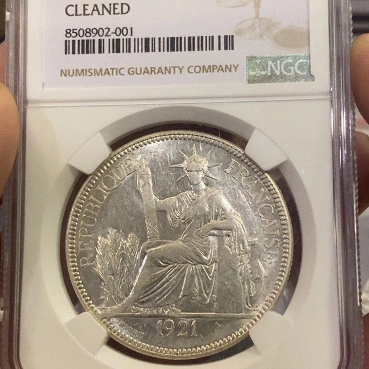 大***象银Ag900无字版一枚银币