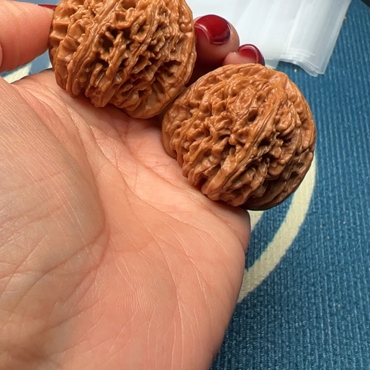 桃核吊坠文玩四座楼