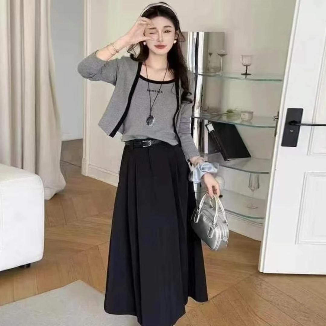 〖铃铛精选〗上下三件套休闲套裙8811
