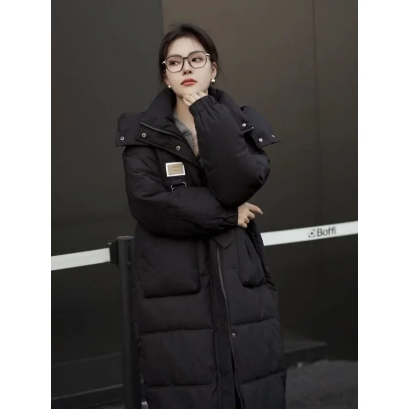 oversize面包服羽绒棉衣棉服女冬季外套中长款厚棉袄2025年新款潮