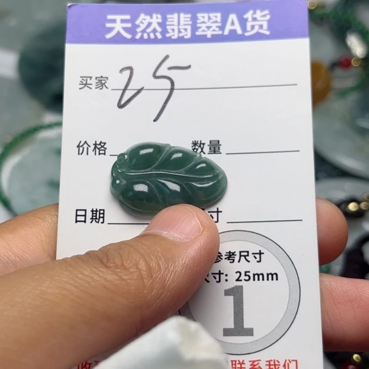翡翠未镶嵌颈饰挂件