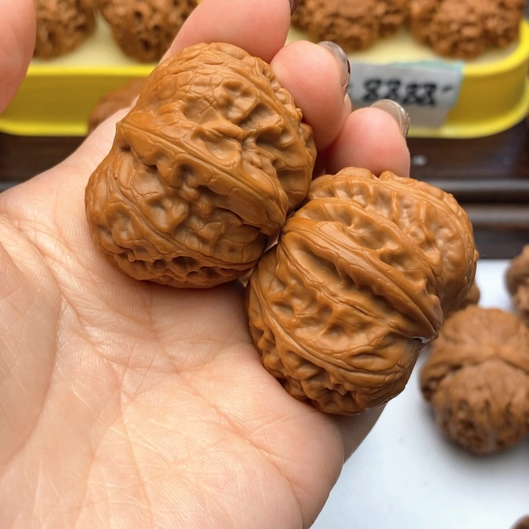 文玩核桃把件44尺平谷元宝