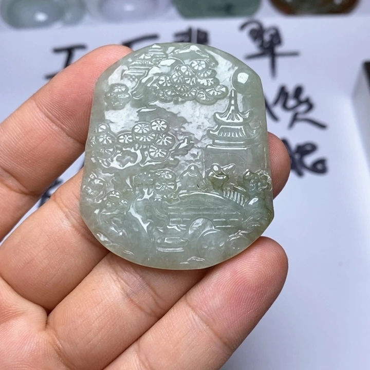 颈饰未镶嵌翡翠翡翠