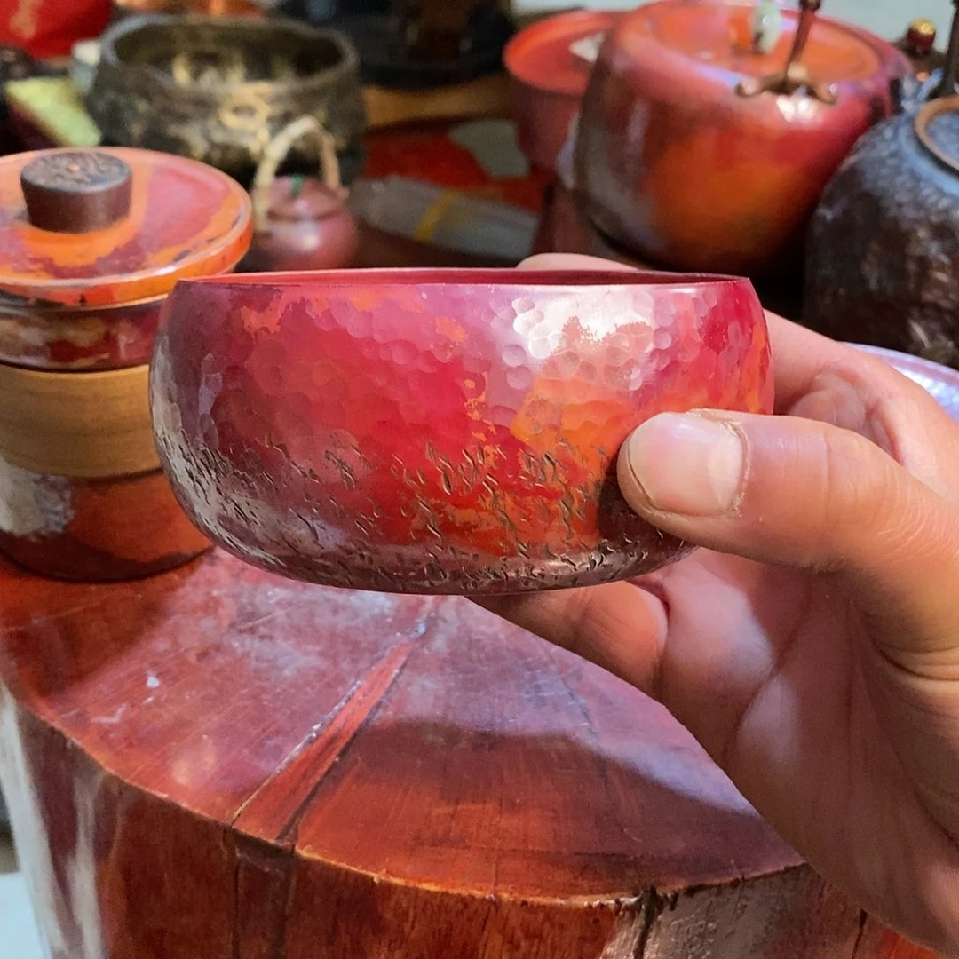 手工锻打工艺小茶洗