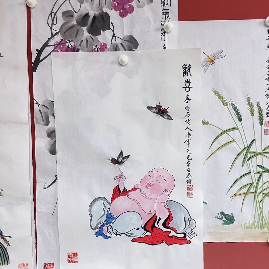 思***凡国画冯伟老师手绘国画作品音浩