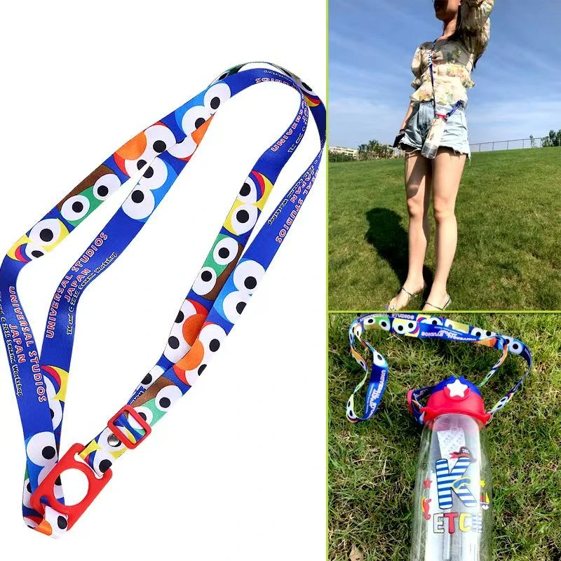 矿泉水饮料瓶背带便携式挂背绳斜跨背水瓶背带绳水杯水壶背带通用