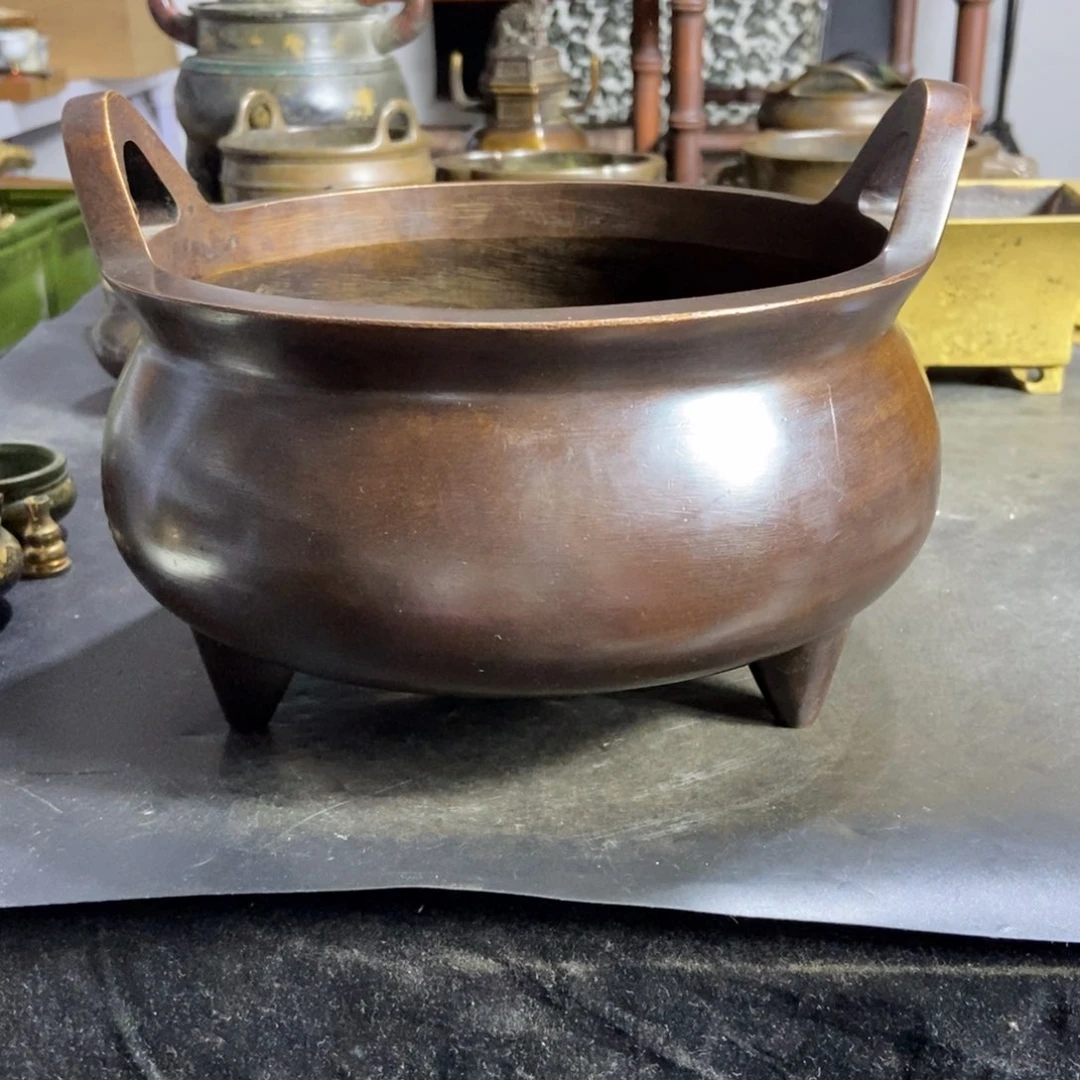 铜器工艺品摆件摆件香炉摆件