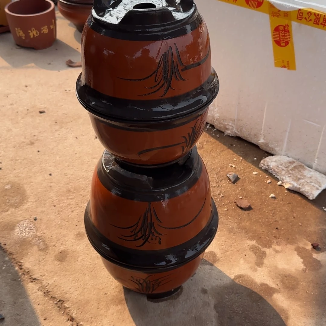 紫砂花盆口径18.12/14.10口径