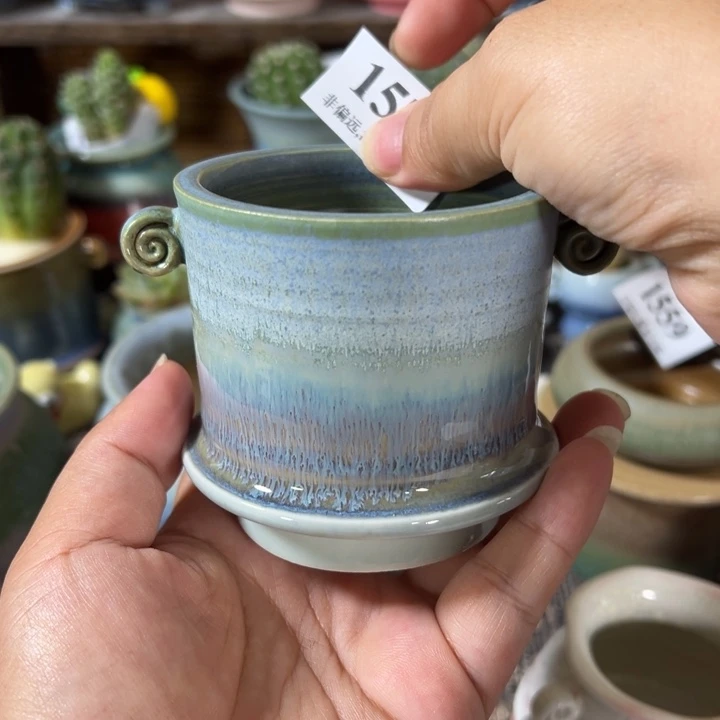 口6 手工花盆满30包邮
