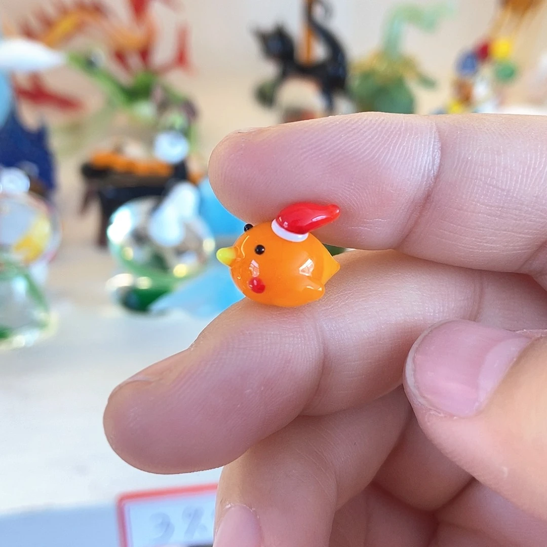 琉璃手工艺品小鸟