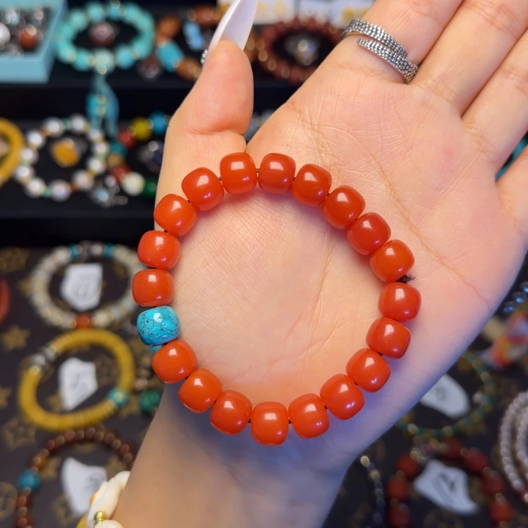 果***皮白玉菩提吊坠好看